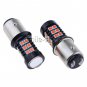 2x Red 1157 30SMD LED Projcector Lens Tail Brake Stop Light Bulb 3030 High Power