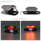 LED Universal Brake Motorcycles Turn Signal Plate Indicator Rear Tail-Light 12V