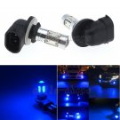 2pcs Blue 5 COB 11W 881 894 H27W2 LED Car Bulb Fog Light Driving Headlight DRL