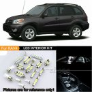 8Pcs 6000K White Interior LED Light Package Kit For 2001-2005 Toyota RAV4