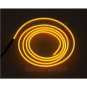 12V 2M Yellow EL Wire Car Interior Atmosphere Light Neon Strip Cold Light Tape