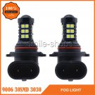 2pcs 9012 9006 HB4 6000K LED Projector Lens For Car Fog Driving Light Bulb White