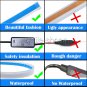 60cm LED Headlight Strip DRL Daytime Running Light Flexible Soft Tube Guide Lamp
