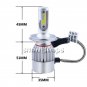 COB H4 9003 HB2 1300W 195000LM LED Headlight Conversion Bulbs Kit Hi/Lo 6000K