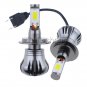 H11 H8 H9 9005 9006 H7 H3 H1 880 881 LED Amber/Yellow COB Bulb Car Fog Light Kit