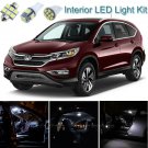 12pcs Xenon White Interior LED Light Package Kit Deal For Honda CR-V 2012-2016