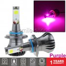 2pcs Car Fog Light COB LED Cob Bulb Purple Pink 880 881 9005 H1 HB3 H7 H8 H9 H11