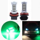 2pcs Green H8 H9 H11 Fog Light Daytime Running Light Upgrade LED Projector Bulbs