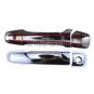 4PCS ABS Chrome Side Door Handle Cover Trim For Toyota Prado FJ150 2010-2013