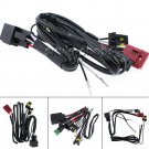 75W/100W H1 H3 H7 H11 880 9005 9006 9007 HID Anti-Flicker Relay Wiring Harness