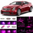13x Pink/Purple LED Interior Light Package Fit For 2008-2013 Cadillac CTS CTS-V