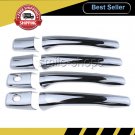 4pcs Chrome Silver Door Handle Trim For Mitsubishi Outlander Evolution Lancer