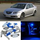 12pcs Blue Interior LED Light Package Kit for Acura TL 2004-2008