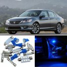 13pcs Blue Interior LED Light Package Kit for Honda Accord 2013-2016