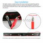 Red Clearance Trailer ID Light Side Marker Light 9 LED Indicator Surface Mount