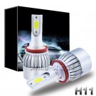 H11 COB LED Headlight Low Beam For Toyota Camry 2007-2017 Tundra 2007-2013 White