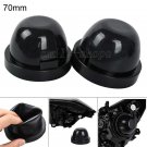 2pcs 70mm Rubber Housing Seal Cap Dust Cover For LED HID Headlight Bulb Retrofit
