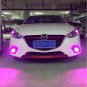 2pcs 12V 7.5W Pink/Purple 881 896 COB LED Fog Light Daytime Running Light Bulbs