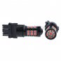 2X 30SMD 3030 3157 3156 Super Red LED Turn Signal Brake Reverse Tail Light Bulbs