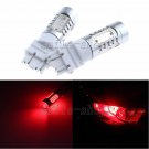 2pcs Red 3157 Daytime Running Light DRL High Power LED Bulbs 4114 4157 3156 3757