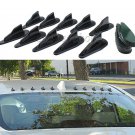 10 x Universal Car Trunk Roof Spoiler Wing Air Diffuser Shark Fin Moulding Sets