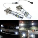 2pcs H3 25W Xenon White Cree LED Replacement Fog Driving Light Bulbs DRL For GMC