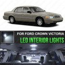 For 2006 - 2011 Ford Crown Victoria LED Lights Interior Package Kit 6000K 8PCS
