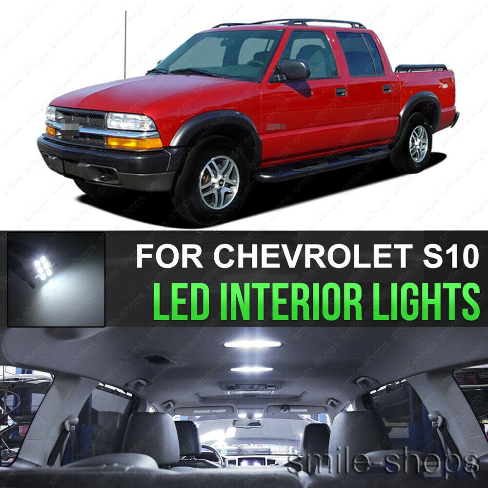 For 20022004 Chevrolet S10 S10 LED Lights Interior Package Kit Pure