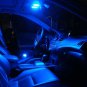 9pcs Ultra Blue LED Lights Interior Package For 2015 & UP LEXUS RC-350 F RC-F