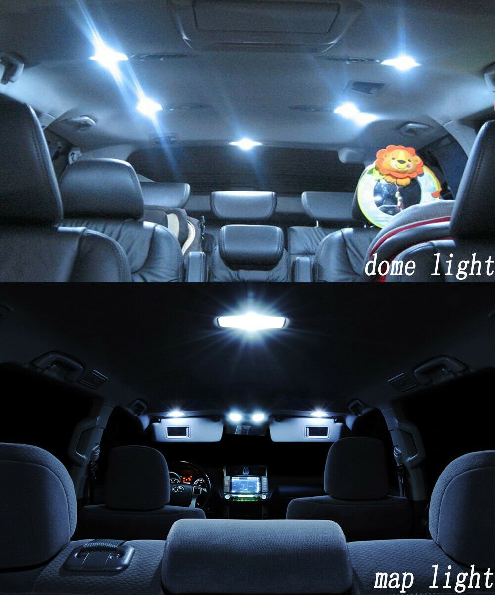 For 2008-2011 2012 Jeep Liberty LED Lights Interior Package Kit 6000K