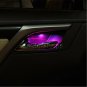 Universal LED Inner Door Bowl Armrest Interior Handrail Handle Light Bulbs Pink