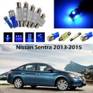 9×Blue LED Interior Light Package Kit for Nissan Sentra 2013-2015
