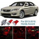8pcs Red Interior LED Light Package Kit For 2013-2015 2016 2018 Honda Accord