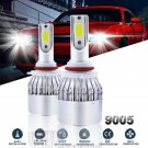 9005 HB3 LED Headlight Kit High Beam 1300W 6000K 195000LM COB Chip Xenon White