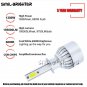 2-Sides COB 1300W 195000LM H1 Car LED High Low Beam Headlight HID Conversion Kit