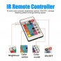 4in1 12 LED RGB Interior Under Dash Foot Seat Inside Light +IR Remote Control