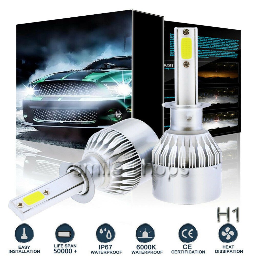 H1 LED Headlight Fog Lamp Bulbs For Mercedes Benz C230 S320 S420 E320 E430 SL500