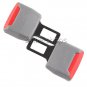 GRAY AUTO CAR Type R SAFETY SEAT BELT BUCKLE CLIP ADJUSTABLE EXTENSION EXTENDER