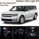 For Ford Flex 2009-2015 Xenon White Interior LED Light Package Kit - 7Pcs