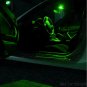 For Nissan Rogue 2008-2013 Green Interior LED Light Kit + Green License Light