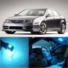 Ice Blue 9X Map Dome LED Interior Light Package Kir for Acura TSX 2004-2008