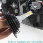 2pcs Universal Rubber Housing Seal Cap Dust Cover For LED HID Headlight Kit 32mm