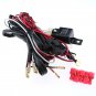 12V On/Off 5 pins Blue Interior Light Rocker Switch Kit with Relay Wiring Harnes