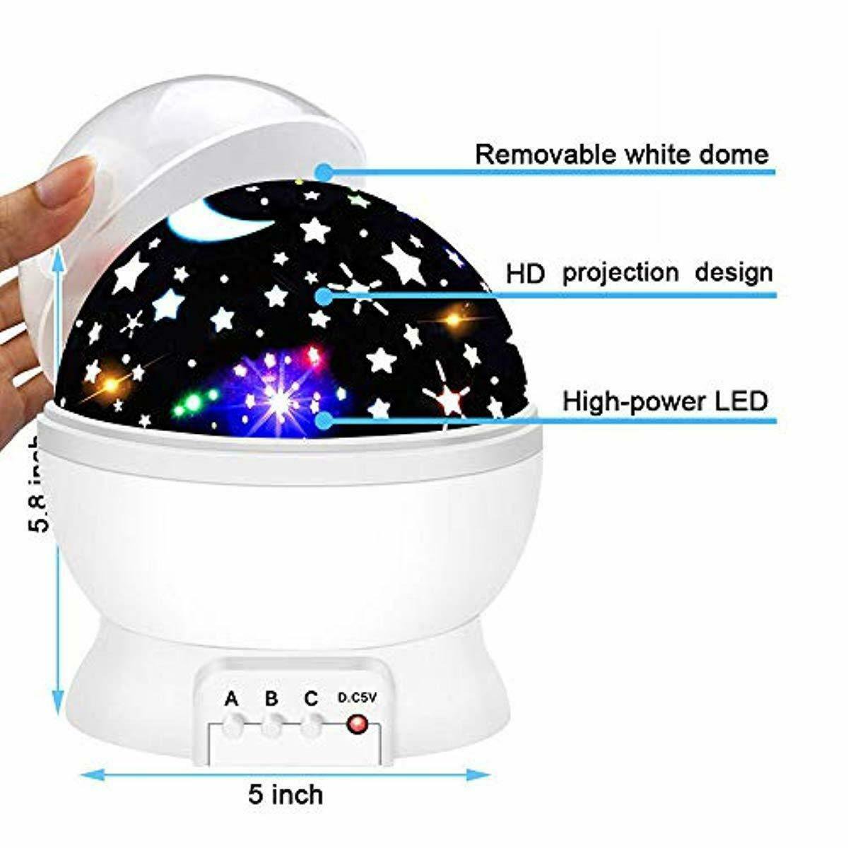 ATOPDREAM Star Night Light Projector for Kids, Star Night Lights for
