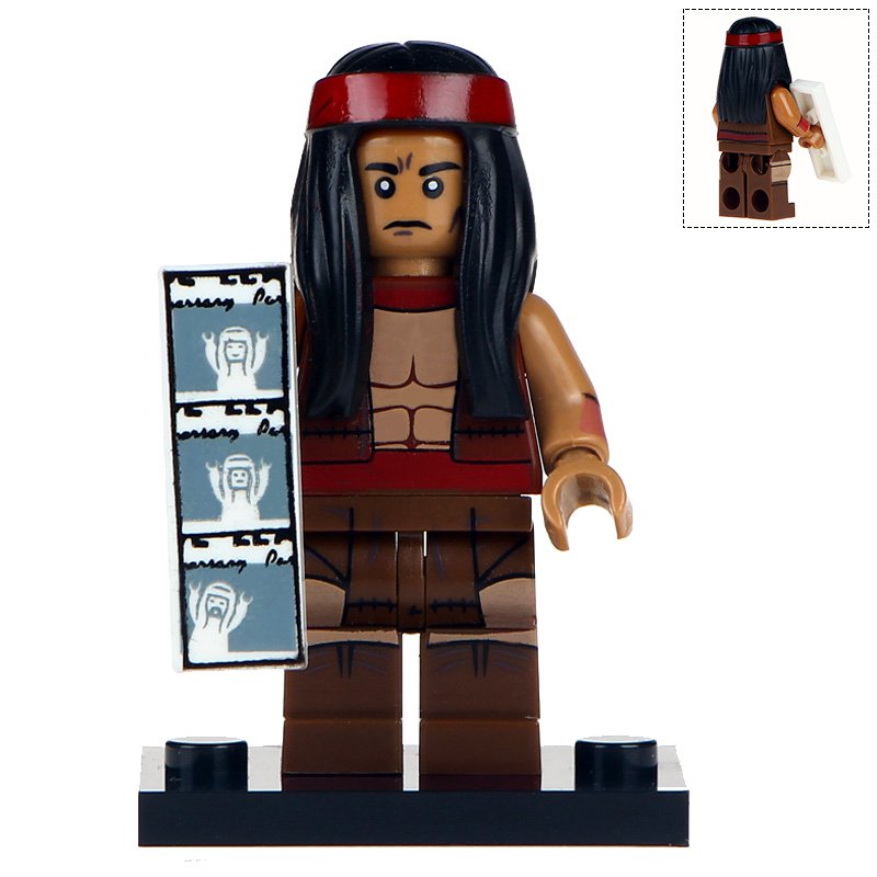 Apache Chief Custom DC Minifig Minifigure Block Building Toys Gift