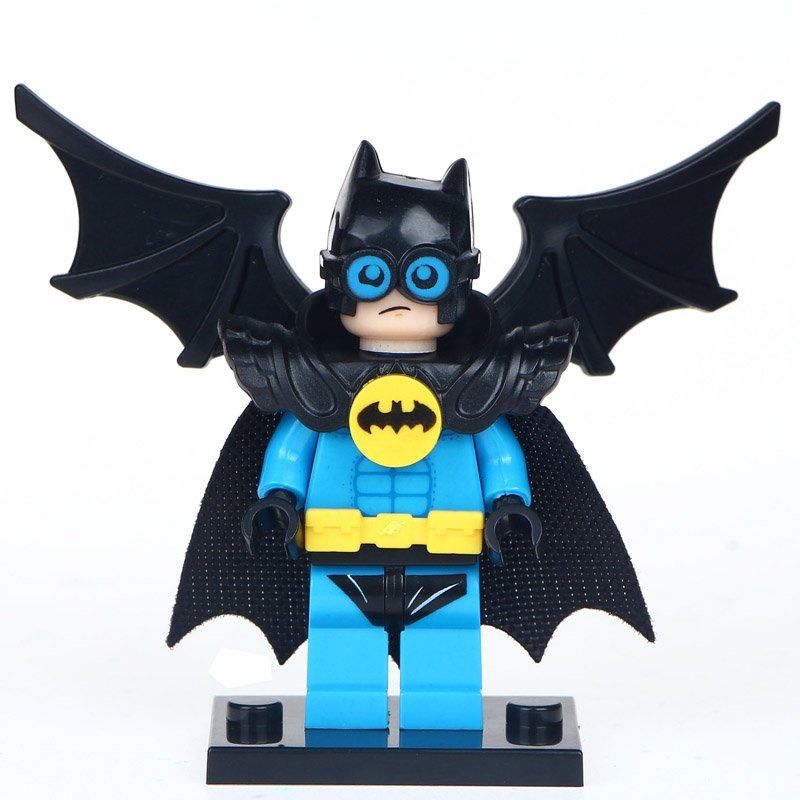 Bat Robin Custom DC Minifig Minifigure Block Brick Building Toys Gift