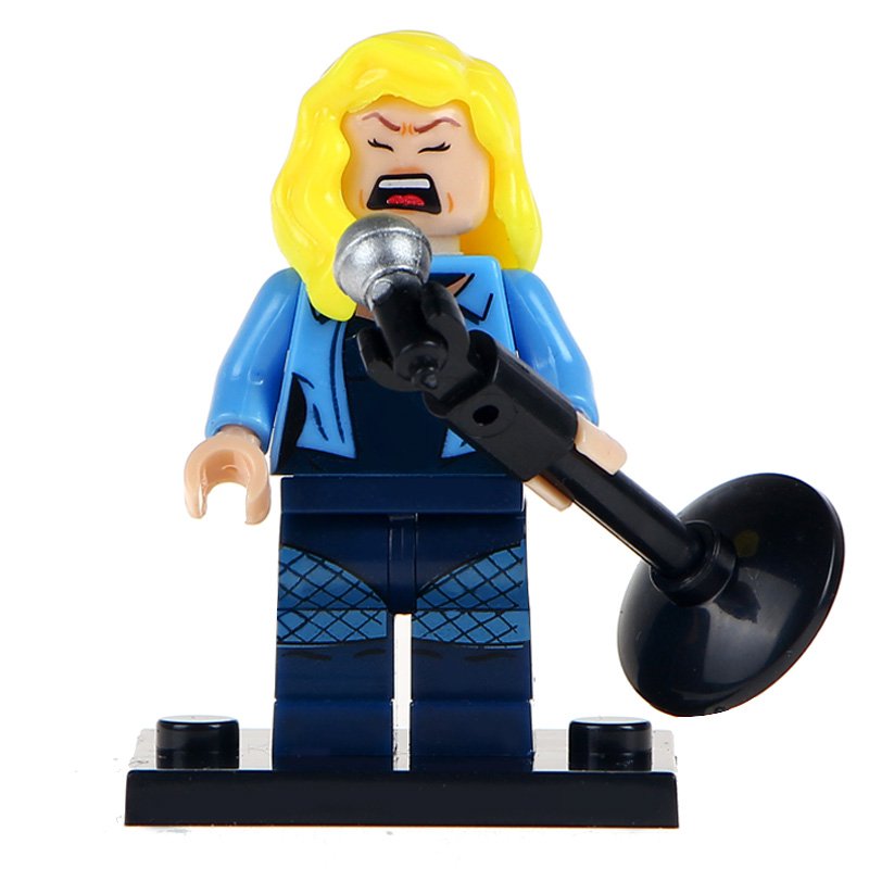 Black Canary Custom DC Minifig Minifigure Block Brick Building Toys Gift