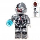 Cyborg Custom DC Minifig Minifigure Block Brick Building Toys Gift