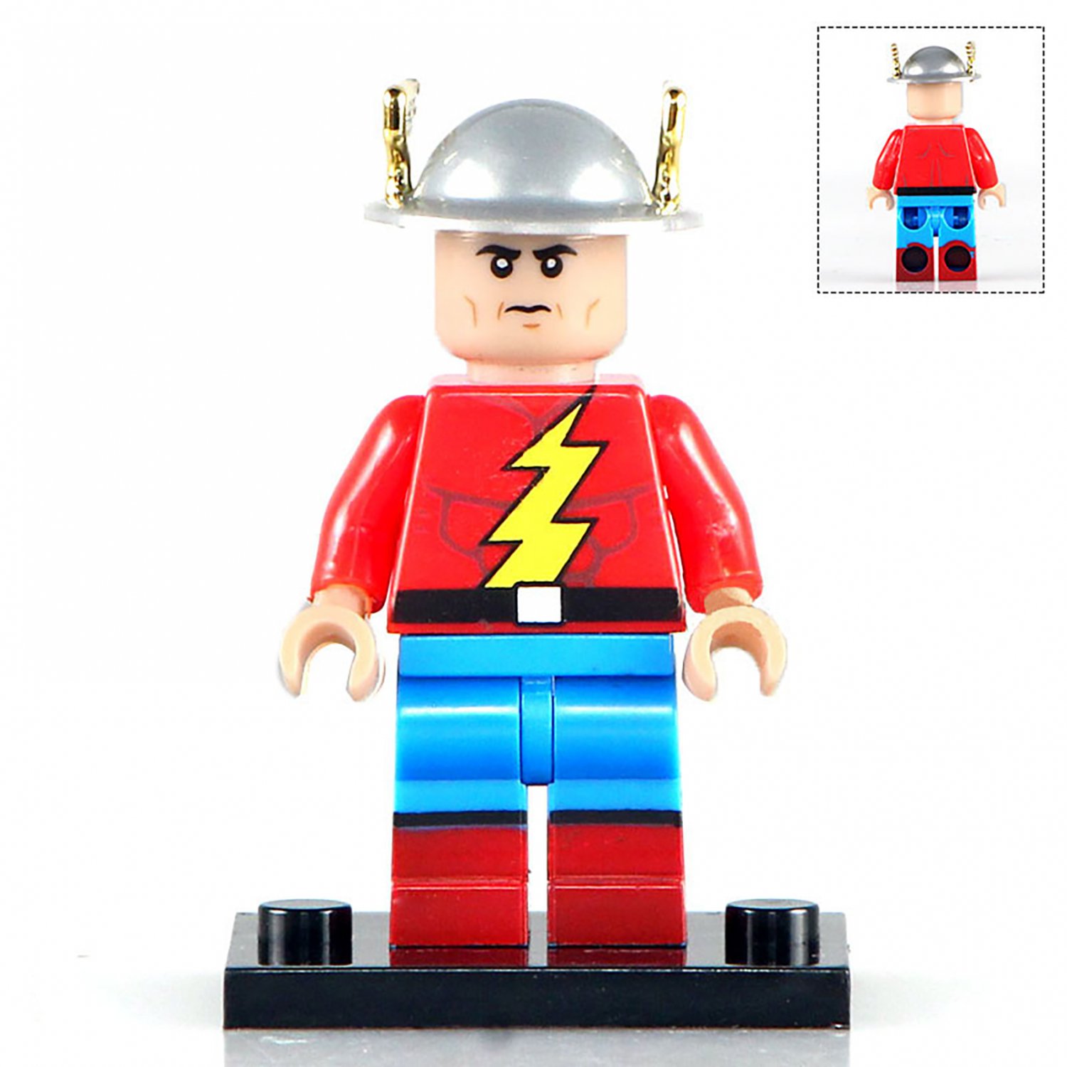 Jay Garrick Custom DC Minifig Minifigure Block Brick Building Toys Gift