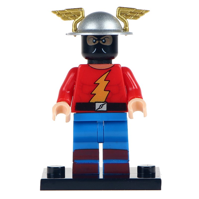 Jay Garrick Flash Custom DC Minifig Minifigure Block Brick Building Toys Gift